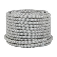 Труба гофр. ПВХ с протяжкой d20 мм (50 м) серая EKF-Plast (tg-z-20-50m)