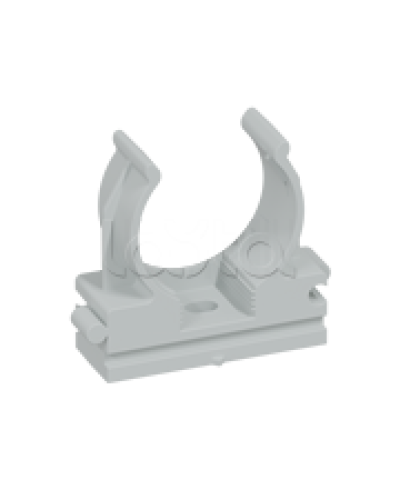 CFQ32 Держатель (клипса) для труб, для монтажного пистолета D32мм, цвет чёрный (1уп=50шт) Экопласт (41532BL) в Симферополе Держатели, клипсы, скобы Pintop.ru