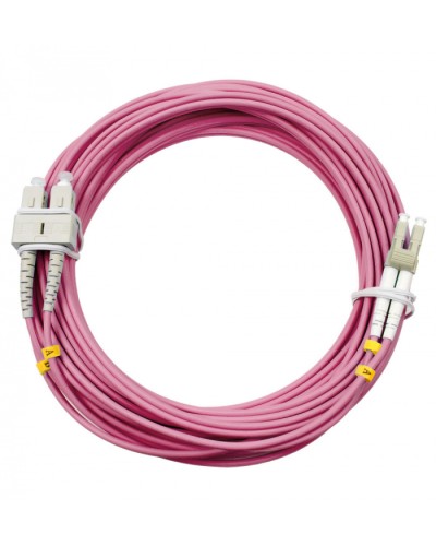 Шнур оптический duplex LC-SC 50/125 mm OM4 10м LSZH Cabeus FOP-50-OM4-LC-SC-10m в Симферополе Патч-корды оптические Pintop.ru