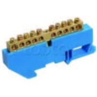 Шина нулевая в комбинированном DIN-изоляторе типа «Стойка» ШНИ-8x12-16-КС-С IEK YNN10-812-16DP-K07