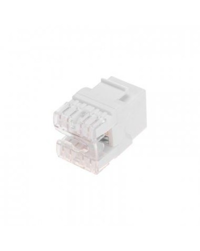 Модуль Keystone Jack RJ-45(8P8C), UTP неэкранированный, CAT 5e, тип 180 градусов, белый REXANT PRO 02-0060 в Симферополе Модули Keystone Pintop.ru