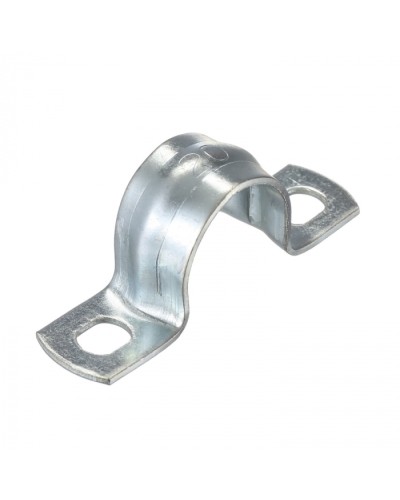 Скоба оцинк. с двумя отверстиями, для трубы D20мм (5шт) Экопласт (43620-5) - Скоба оцинкованная с двумя отверстиями, для трубы D20мм (5шт) Экопласт в Симферополе Держатели, клипсы, скобы Pintop.ru