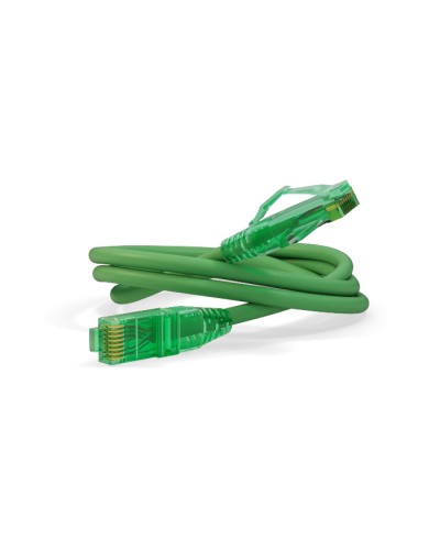 Патч-корд Hyperline PC-LPM-UTP-RJ45-RJ45-C6a-1M-LSZH-GN в Симферополе Патчкорды (медные) Pintop.ru