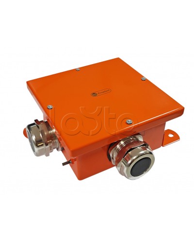 Экопласт SMB165 Коробка металл, огн. E-110,о/п 164х164х65, IP66, 5P, (0,15-2,5 мм2), оранж. в Симферополе Распределительные коробки Pintop.ru
