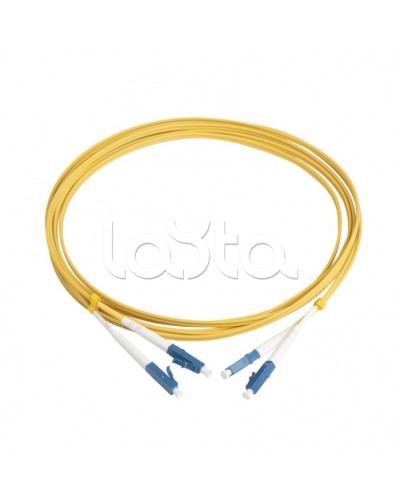 Патч-корд волоконно-оптический Hyperline FC-D2-9-LC/UR-LC/UR-H-3M-LSZH-YL в Симферополе Патч-корды оптические Pintop.ru