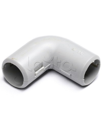 Колено открывающееся, 90 градусов 32 DKC (50532) - Колено открывающееся 90°, номинальный ф32мм, пластик, IP40, RAL 7035 в Симферополе Повороты, муфты, тройники Pintop.ru