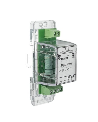 Устройство защиты от импульсных перенапряжений Forteza Блок БГр-24-VAC в Симферополе Устройства защиты операционных процессоров (ОПС) Pintop.ru