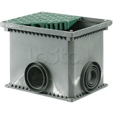 Смотровой переходной колодец без дна для двустенных труб 335х240х255 мм DKC 025003