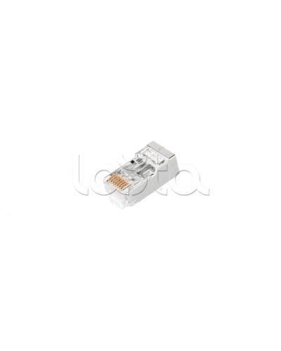 Коннектор NIKOMAX RJ45/8P8C под витую пару, Кат.5е (Класс D), уп-ка 100шт. (NMC-RJ88RZ50SD1-PT-100) в Симферополе Коннекторы и разъемы Pintop.ru