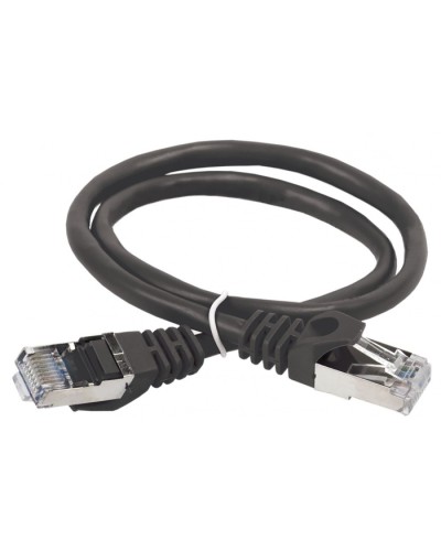 ITK Коммутационный шнур (патч-корд), кат.5Е FTP, 2м, черный (PC09-C5EF-2M) в Симферополе Патч-корды и пигтейлы Pintop.ru