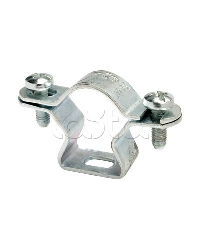 Стальной хомут 25-3/4 мм, оцинкованная сталь DKC 6040-25 в Симферополе Крепеж Pintop.ru