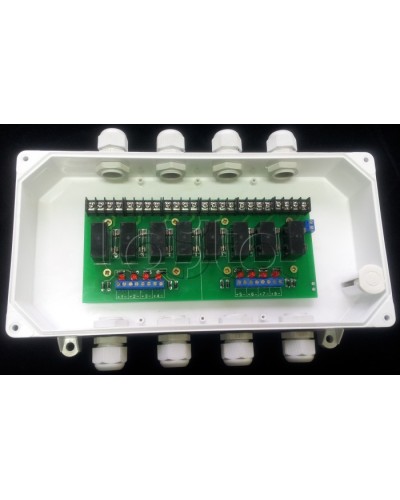 Устройство управления и коммутации Магнито-Контакт УУК-24-08 в Симферополе Модули сопряжения Pintop.ru