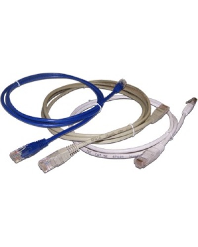 Патч-корд RJ45 TWT UTP кат.5e, с заливными колпачками, 0,5 м, серый TWT TWT-45-45-0.5-GY в Симферополе Патчкорды (медные) Pintop.ru