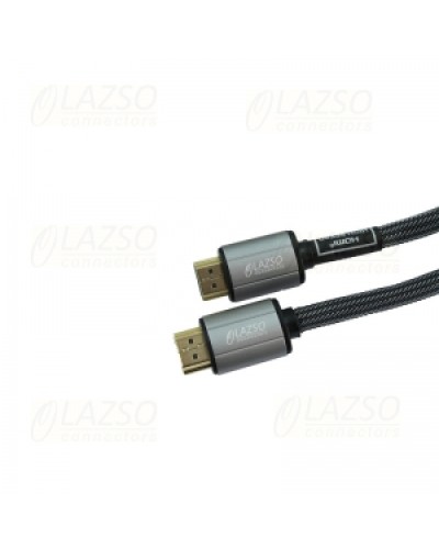 Кабель для передачи сигналов HDMI 2.0 LAZSO WH-111(2m)-B в Симферополе Патч-корды и пигтейлы Pintop.ru