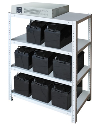 Стеллаж для АКБ Бастион 1,0х0,7х0,4-4П в Симферополе Электротехническое оборудование Pintop.ru