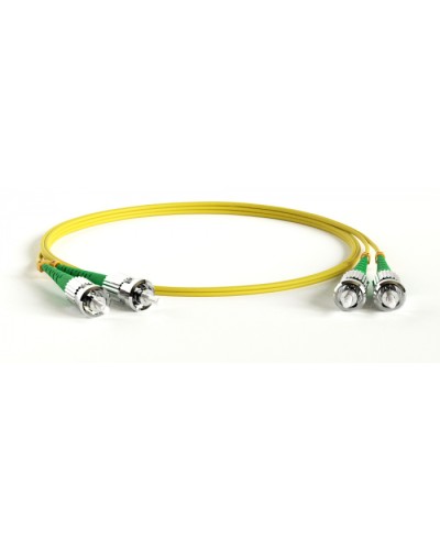 Патч-корд волоконно-оптический Hyperline FC-D2-9-ST/AR-ST/AR-H-2M-LSZH-YL в Симферополе Патч-корды оптические Pintop.ru