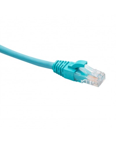 Шнур коммутационный U/UTP категория 5e LSZH нг(А)-HF 3,0 м, бирюзовый Datarex DR-181611 в Симферополе Патчкорды (медные) Pintop.ru
