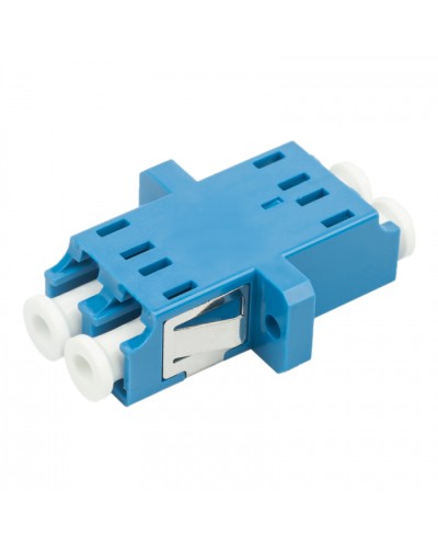Адаптер оптический проходной LC-LC, OS2, дуплекс (duplex), синий Datarex DR-541102 в Симферополе Коммутационные изделия Pintop.ru
