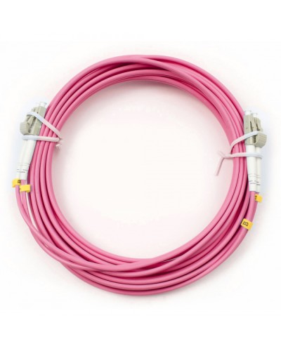 Шнур оптический duplex LC-LC 50/125 mm OM4 5м LSZH Cabeus FOP-50-OM4-LC-LC-5m в Симферополе Патч-корды оптические Pintop.ru