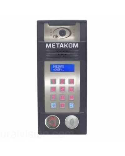 Многоабонентый антивандальный блок вызова со встроенной гибридной видеокамерой Метаком MК2018-MFCGVH в Симферополе Блоки вызова многоабонентные Pintop.ru