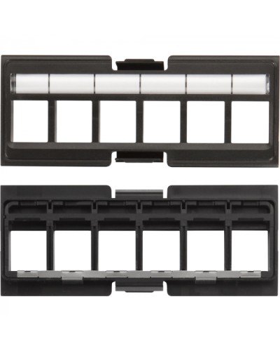 Вставка под кейстоны в модульную панель, экранированная, 6 портов, без шторок LANMASTER LAN-FRM-IN-6OK-SXX в Симферополе Коммутационные изделия Pintop.ru