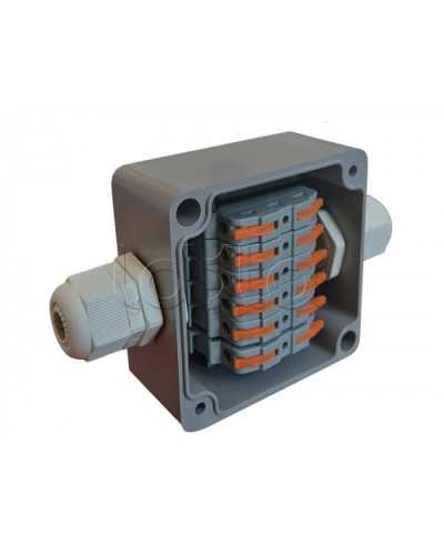 Коробка пылевлагонепроницаемая клеммная G366 А Wago АЯКС IP66/IP65, 82x80x55 Магнито-контакт в Симферополе Распределительные коробки Pintop.ru