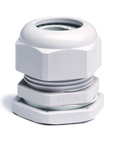 Зажим кабельный с контргайкой, IP68, PG7, д.3 - 6.5 мм DKC 52500 в Симферополе Клеммные колодки Pintop.ru