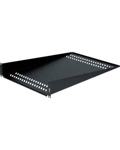 Полка фронтальная 2U (600 мм) TLK TLK-SHFR-600-BK в Симферополе Полки для шкафов и стоек Pintop.ru