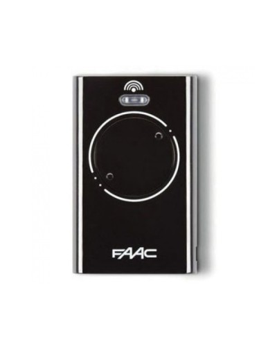 Брелок-передатчик 2-канальный Faac 7870091 (черный) в Симферополе Устройства радиоуправления для шлагбаумов и автоматики Pintop.ru