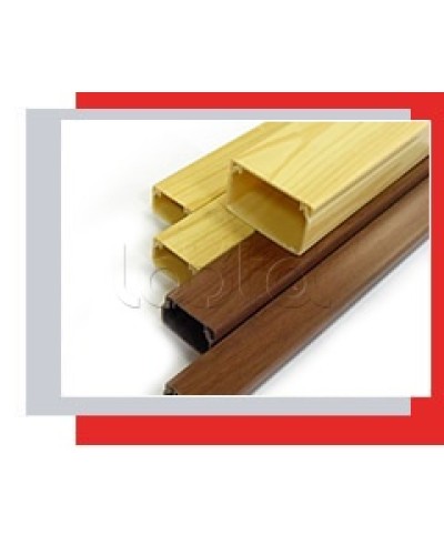 Миниканал 25x16 серия MEX с текстурой дерева (орех) Экопласт 77007N-2 в Симферополе Кабель-канал Pintop.ru