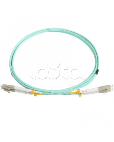 Патч-корд волоконно-оптический MM 50/125(OM3), LC-LC, duplex, LSZH, 2 м Hyperline FC-D2-503-LC/PR-LC/PR-H-2M-LSZH-AQ (FC-503-LC-LC-10G-2M) в Симферополе Патч-корды оптические Pintop.ru