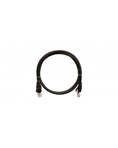 Шнур коммутационный 2хRJ45/8P8C, U/UTP, 4 пары, Кат.5е, LSZH, черный (1м) NIKOMAX NMC-PC4UD55B-010-C-BK в Симферополе Патчкорды (медные) Pintop.ru