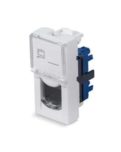 Модуль Keystone Jack RJ-45(8P8C), 180 градусов, категория 6 Cabeus (KJ-RJ45-Cat.6-180T-FP-L-22,5) в Симферополе Модули Keystone Pintop.ru