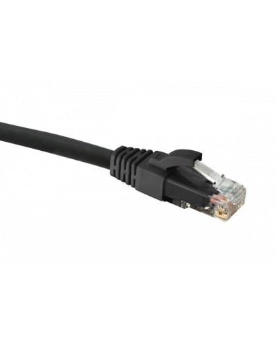 Коммутационный шнур категории 5e, U/UTP,LSZH, T568B, черный, 3,0 м Eurolan (21D-U5-03BL) в Симферополе Патчкорды (медные) Pintop.ru