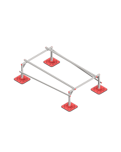 Опорная конструкция для установки оборудования TECHNORAPTOR FOOT 1200х2000 тип 1 HD КМ-профиль (KM-TR-F-SSEI-1200-2000-1 HD) в Симферополе Системы видеонаблюдения Pintop.ru