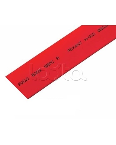 Термоусадочная трубка 20.0 / 10.0 мм 1м красная (10шт/уп) REXANT 22-0004 в Симферополе Аксессуары для кабель-канала Pintop.ru