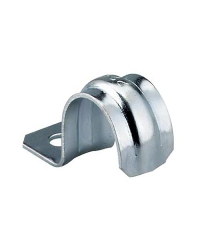 Скоба крепления металлическая однолапковая 12 мм Промрукав в Симферополе Держатели, клипсы, скобы Pintop.ru