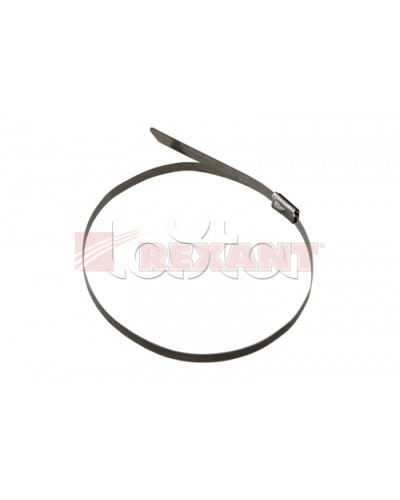 Хомут-стяжка металлический 4.6х360 мм (50шт/уп) REXANT 07-0368 в Симферополе Стяжки-хомуты Pintop.ru