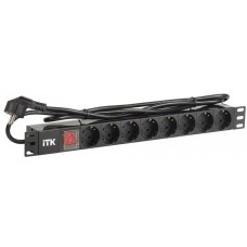 Блок розеток 8 розеток ITK PDU PH12-8D1-P