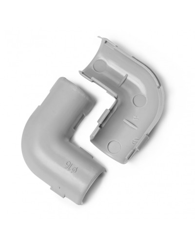 Угол 90° соединительный для труб 16мм, ПожТехКабель 703-001 в Симферополе Повороты, муфты, тройники Pintop.ru