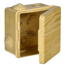 Коробка расп. КМ 80х80х50мм о/к IP54 7 вв. сосна IEK (UKO31-080-080-050-K34-54)