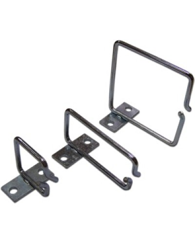 Скоба-органайзер металлическая для установки на 19 профиль, 80х80 мм TWT TWT-RING-M80x80 в Симферополе Кабельные органайзеры Pintop.ru