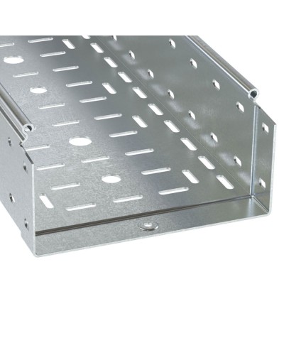 Лоток перф. 100х100 L 3000 толщ. 1,2 мм, горячеоцинкованный DKC (3534112HDZ) в Симферополе Кабельные лотки Pintop.ru