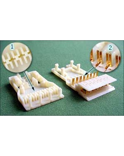 Вилка 4 пары 110 типа LANMASTER LAN-S110P4 в Симферополе Коннекторы Pintop.ru