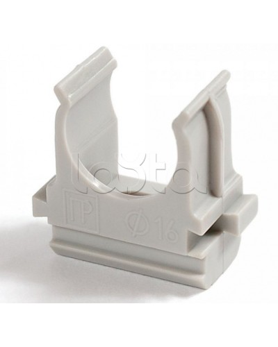 Крепёж-клипса для труб Полистирол д40 (15шт/300шт уп/кор) Промрукав (PR.02740) в Симферополе Держатели, клипсы, скобы Pintop.ru