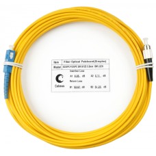 Шнур оптический simplex SC-FC 9/125 SM 10 м LSZH