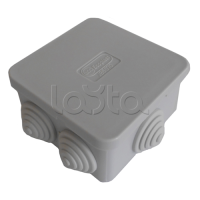 Коробка распред. о/п 100х100х55мм 6 вых., IP55 Экопласт 44037-1