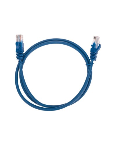 Патч-корд U/UTP, CAT 5e, RJ45-RJ45, 26AWG, LSZH, синий, 1м REXANT 02-0104-1 в Симферополе Патчкорды (медные) Pintop.ru
