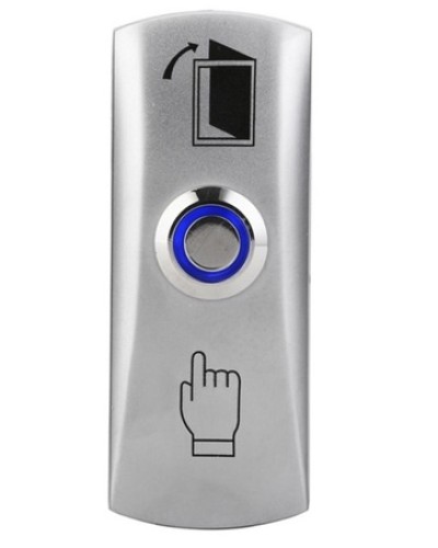 Кнопка выхода металлическая накладная AccordTec AT-H805A LED в Симферополе Кнопки выхода Pintop.ru