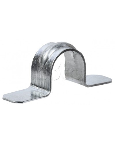 ELASTA Скоба метал. двухлап. для монт. пистол. d=25-26мм IEK (ET-MP40D-SD-025-01-100) в Симферополе Держатели, клипсы, скобы Pintop.ru